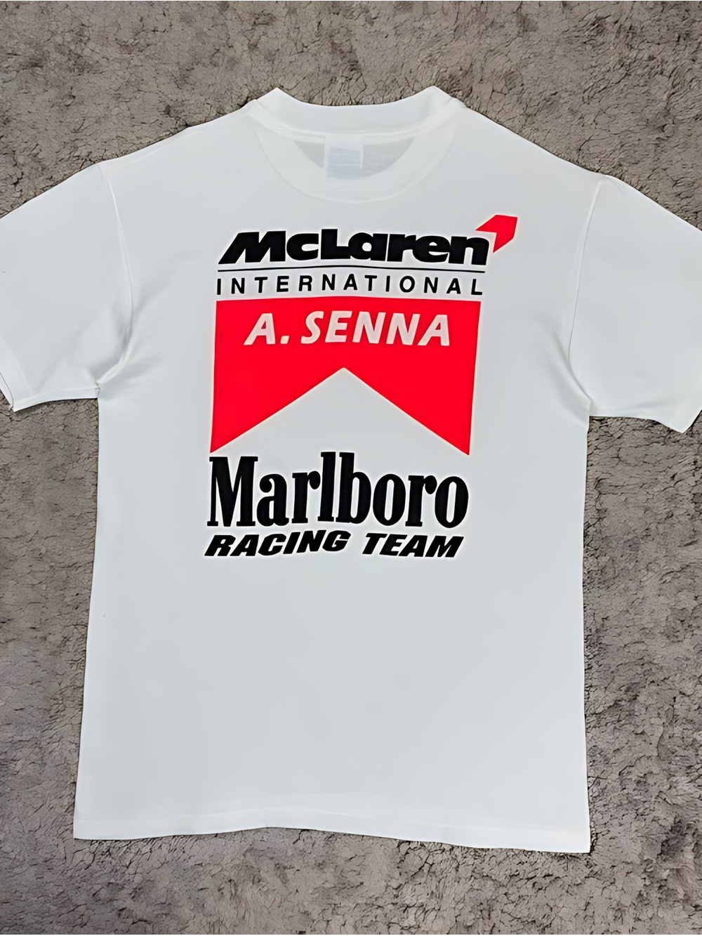 A.Senna Marlboro Mclaren Racing Team T-Shirt